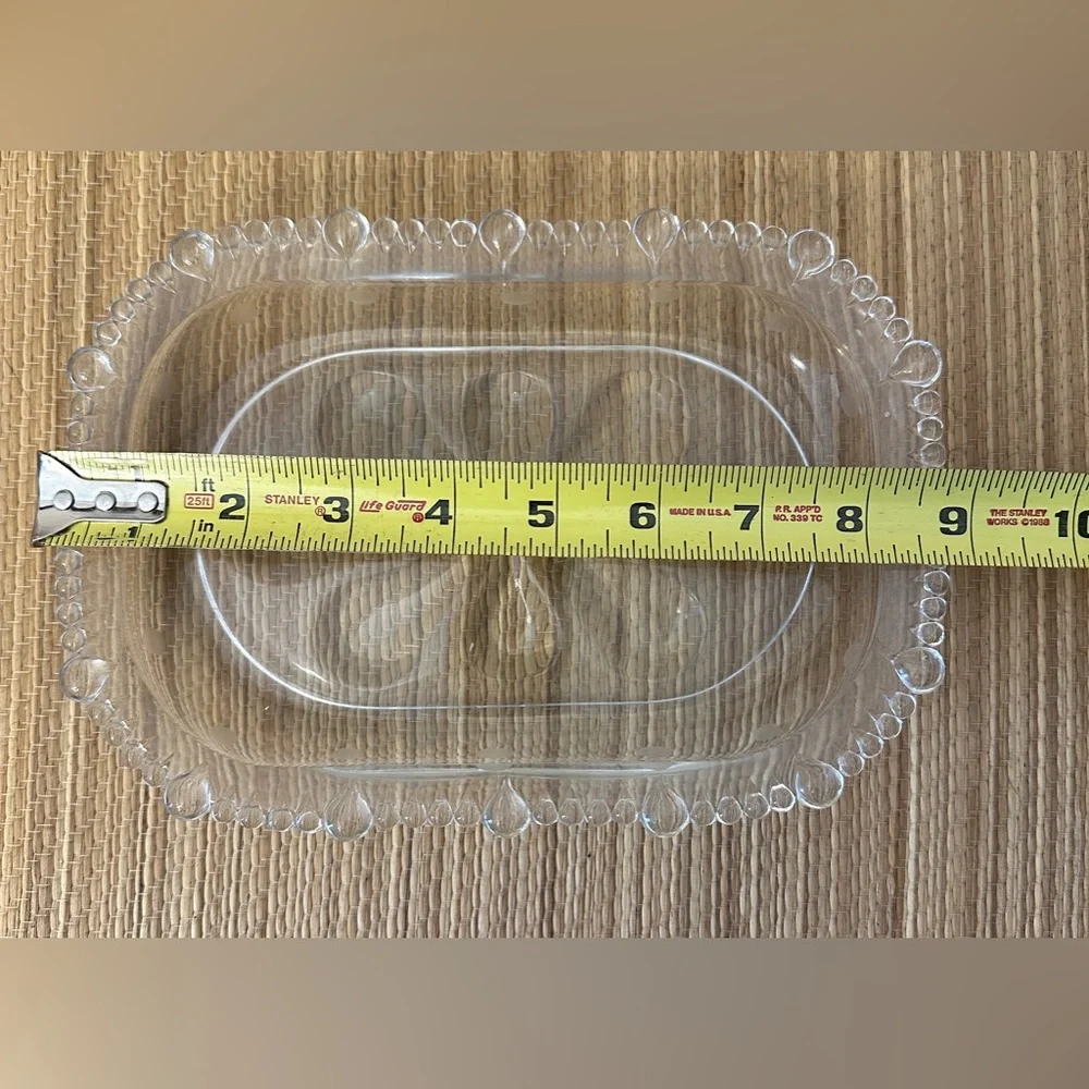 Paden City Glass Company Gazebo Pattern Tray Vintage